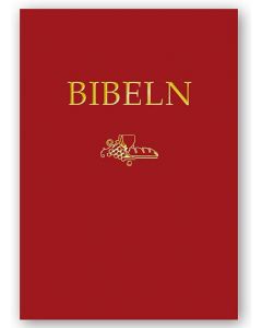 Storstilsbibel SFB15, A4, röd skinnimitation